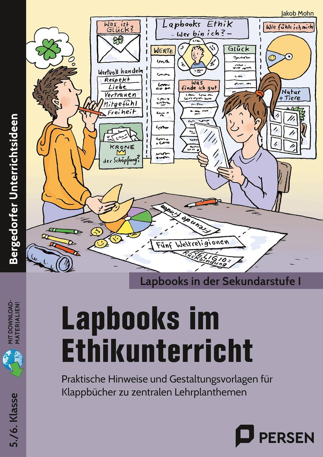 Cover: 9783403208136 | Lapbooks im Ethikunterricht - 5./6. Klasse | Jakob Mohn | Bundle