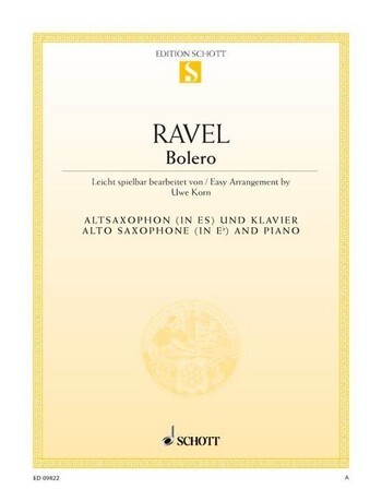 Cover: 9790001150675 | Bolero | Maurice Ravel | Buch | 14 S. | Deutsch | 2008 | Schott Music