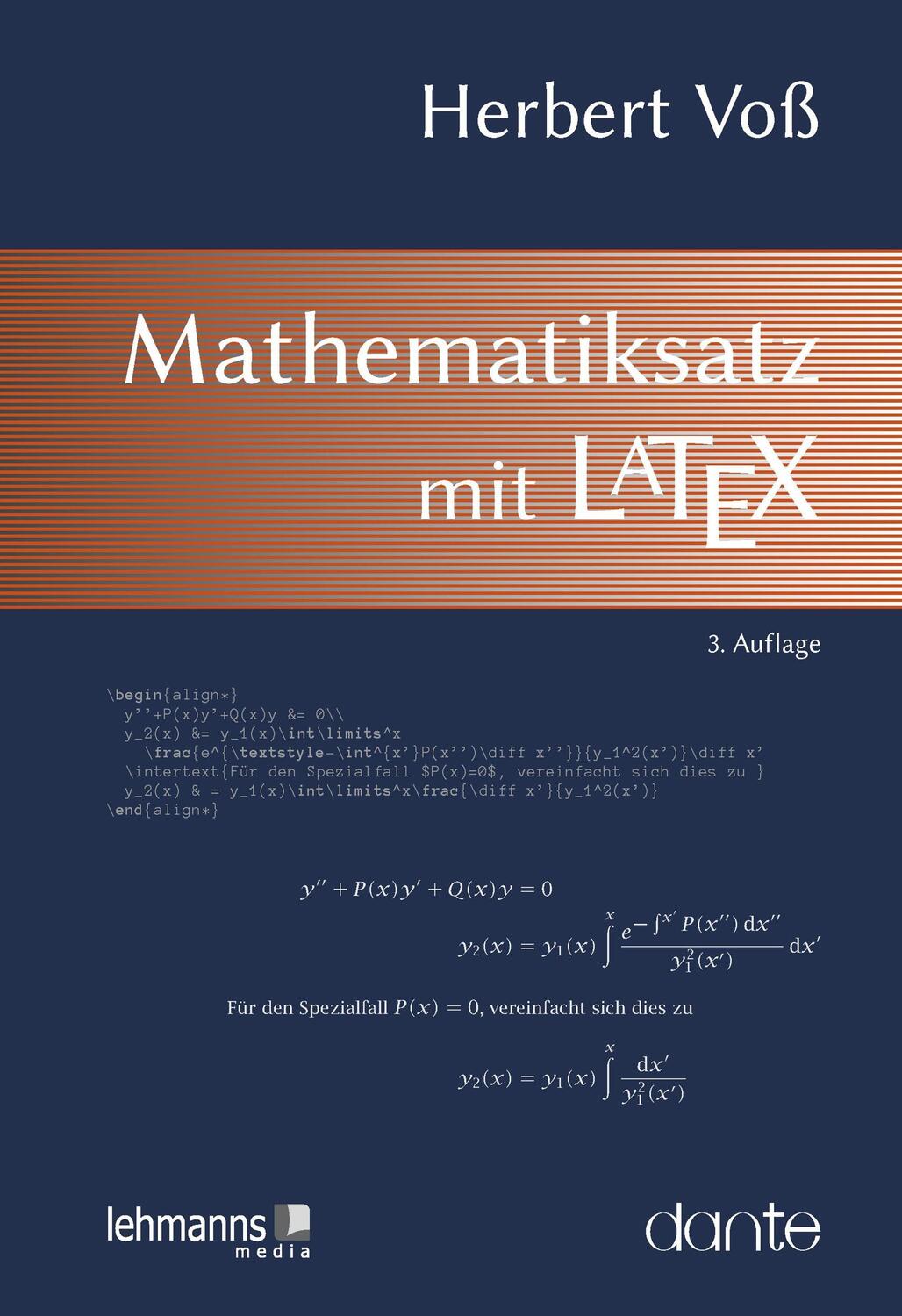Cover: 9783865419767 | Mathematiksatz mit LaTeX | Herbert Voß | Taschenbuch | Deutsch | 2018