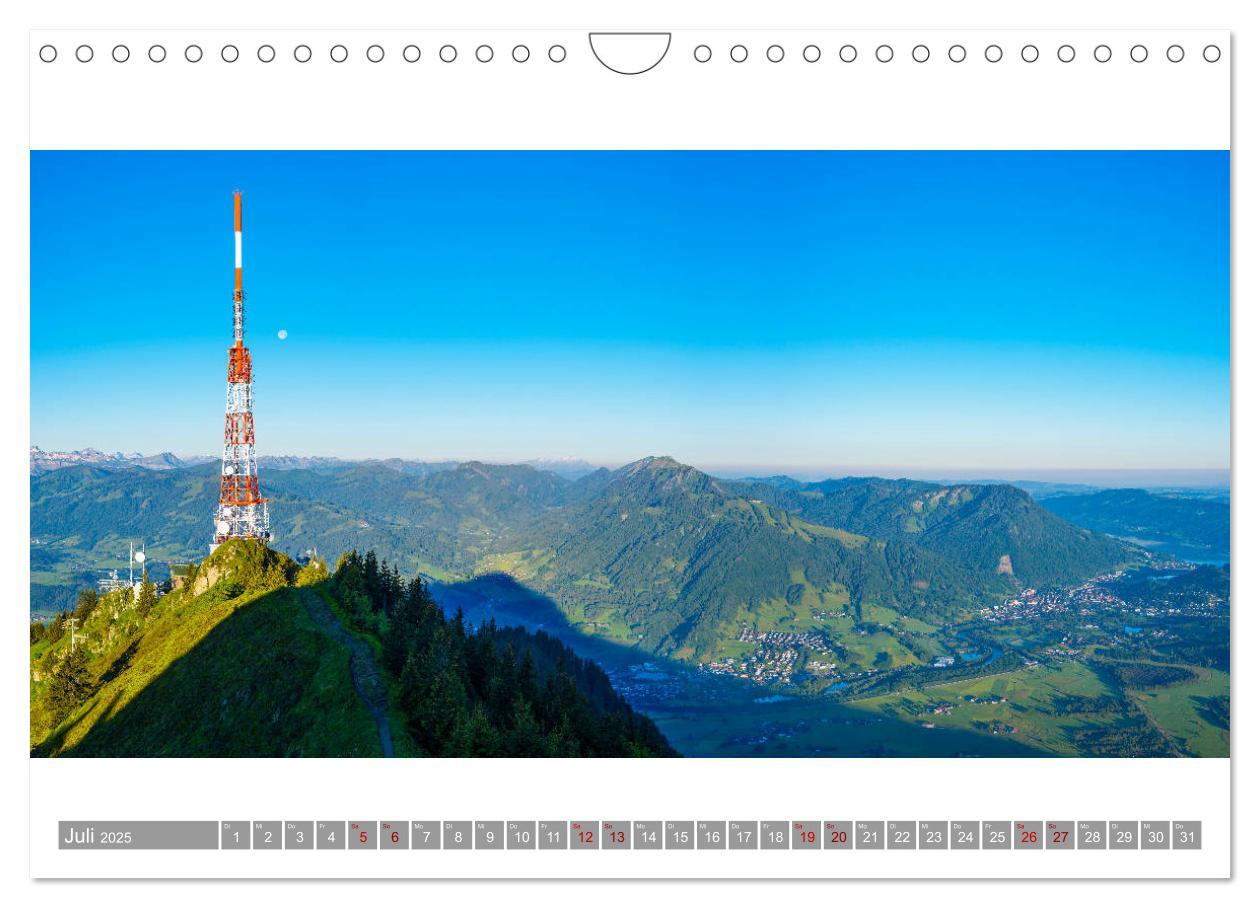 Bild: 9783435359127 | Oberallgäu Panorama (Wandkalender 2025 DIN A4 quer), CALVENDO...