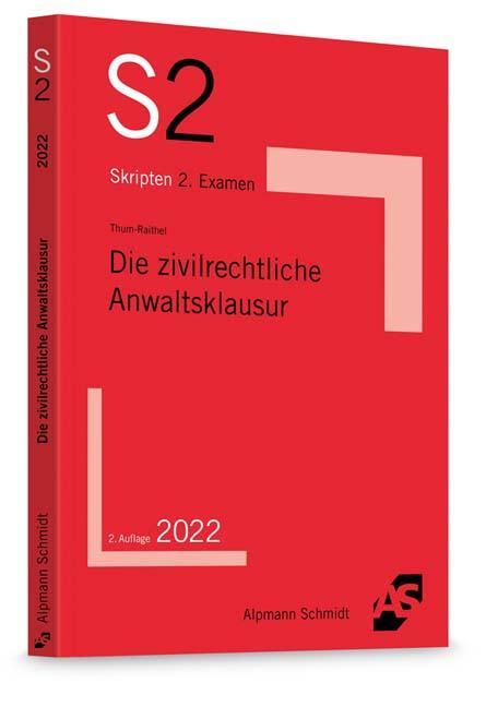 Cover: 9783867528214 | Die zivilrechtliche Anwaltsklausur | Jan-Christian Thum-Raithel | Buch