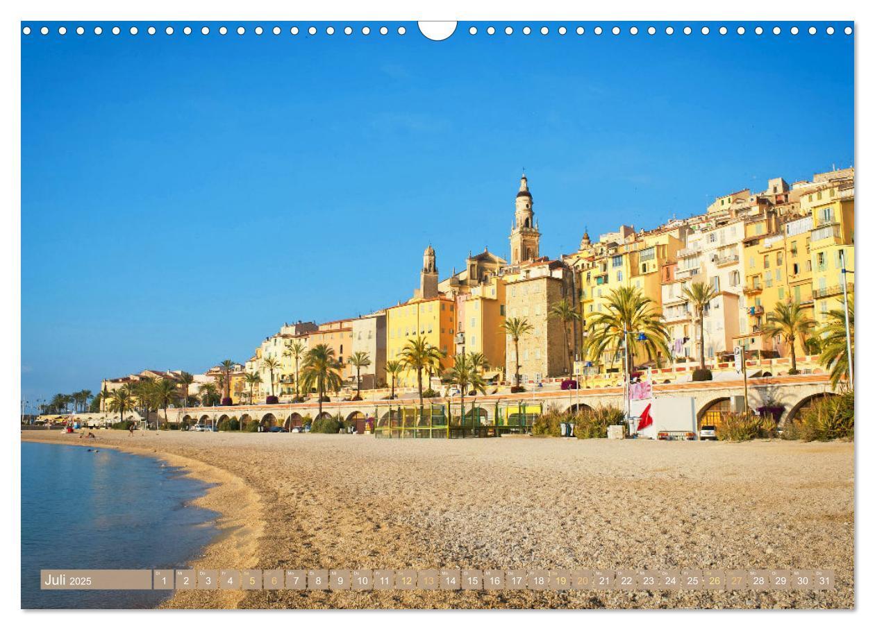 Bild: 9783383776618 | Lebendige Cote d'Azur: Die azurblaue Küste (Wandkalender 2025 DIN...