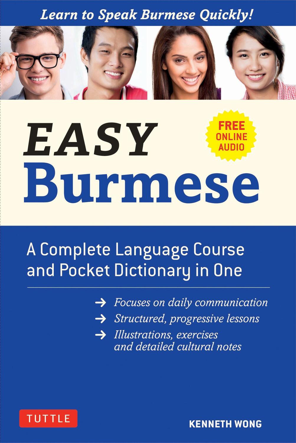 Cover: 9780804849616 | Easy Burmese: Learn to Speak Burmese Quickly (Fully Romanized, Free...