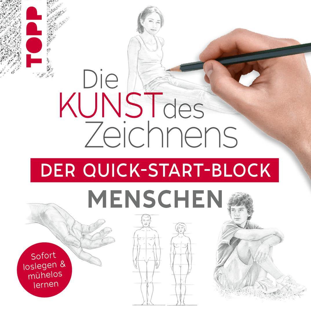 Cover: 9783772446979 | Die Kunst des Zeichnens Menschen. Der Quick-Start-Block | Frechverlag