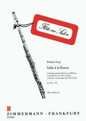 Cover: 9790010322902 | Salût à la Russie op. 496-499 | Wilhelm Popp | Broschüre | 36 S.