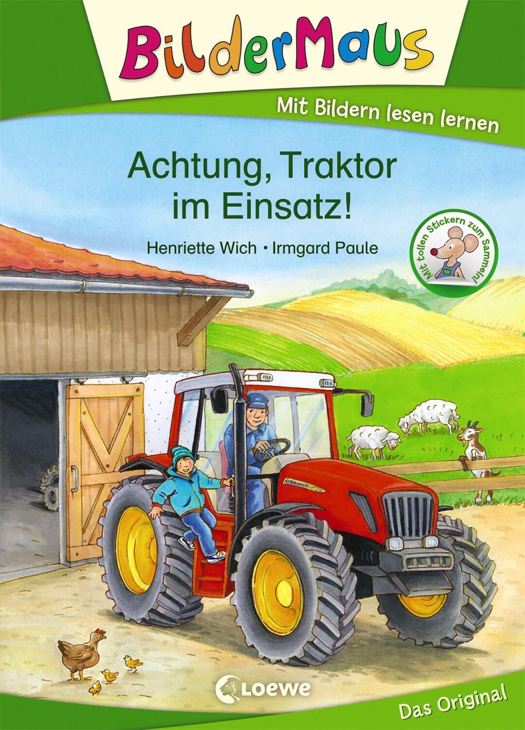 Cover: 9783743205130 | Bildermaus - Achtung, Traktor im Einsatz! | Henriette Wich | Buch
