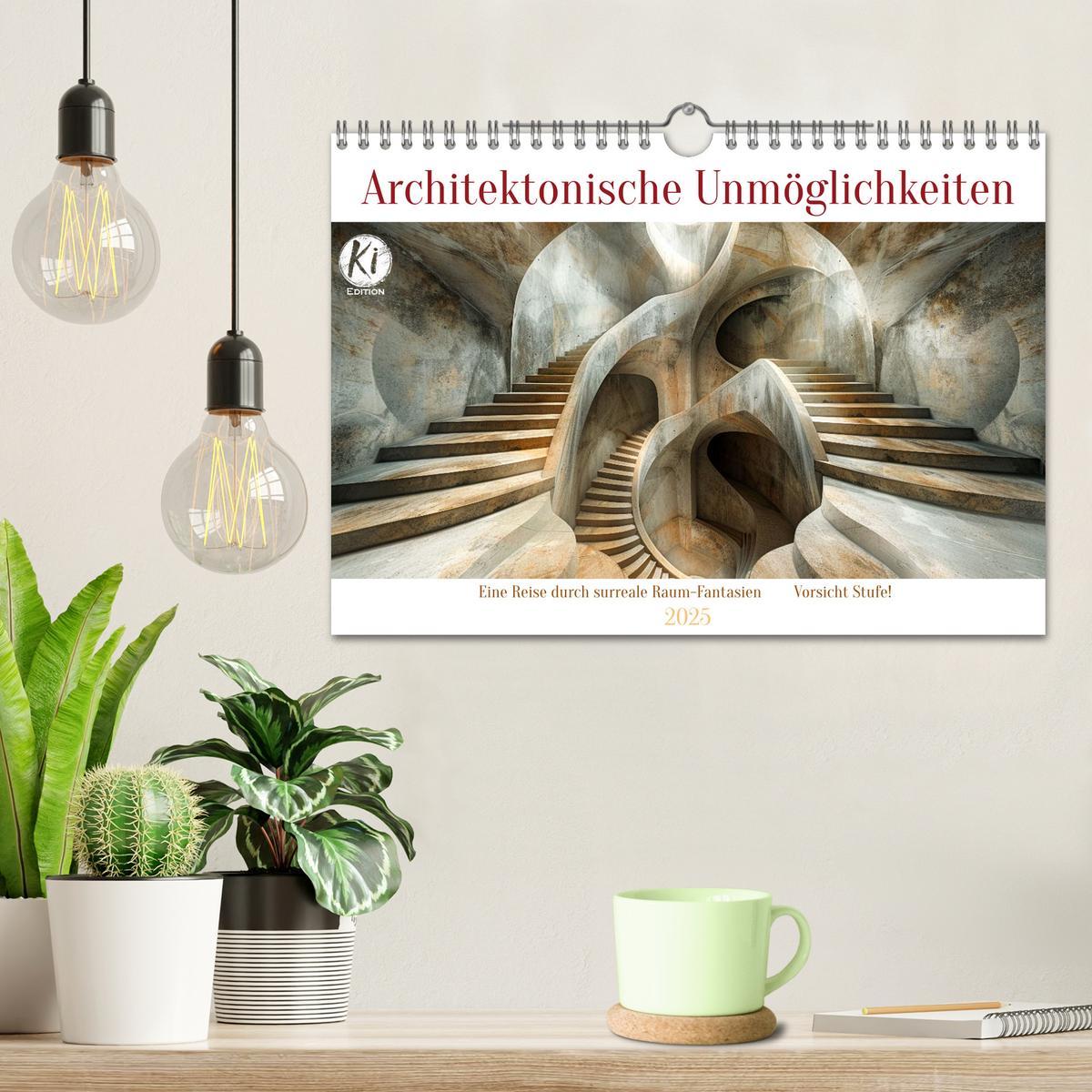 Bild: 9783383822988 | Architektonische Unmöglichkeiten (Wandkalender 2025 DIN A4 quer),...