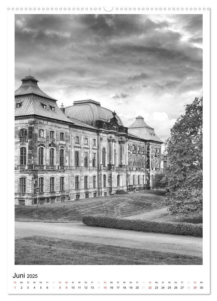 Bild: 9783457057582 | Dresden Traumstadt in Schwarz-Weiß (Wandkalender 2025 DIN A2 hoch),...