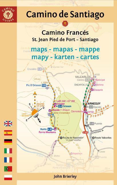 Cover: 9781912216345 | Camino de Santiago Maps (Camino Francés): St. Jean Pied de Port -...