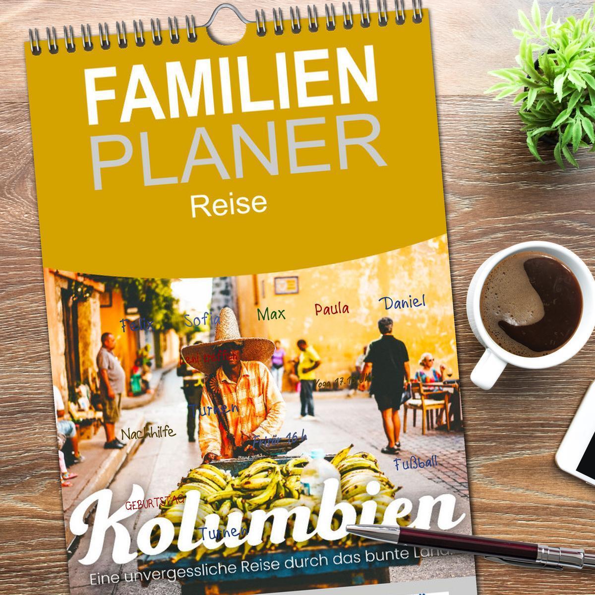 Bild: 9783457098295 | Familienplaner 2025 - Kolumbien - Eine unvergessliche Reise durch...