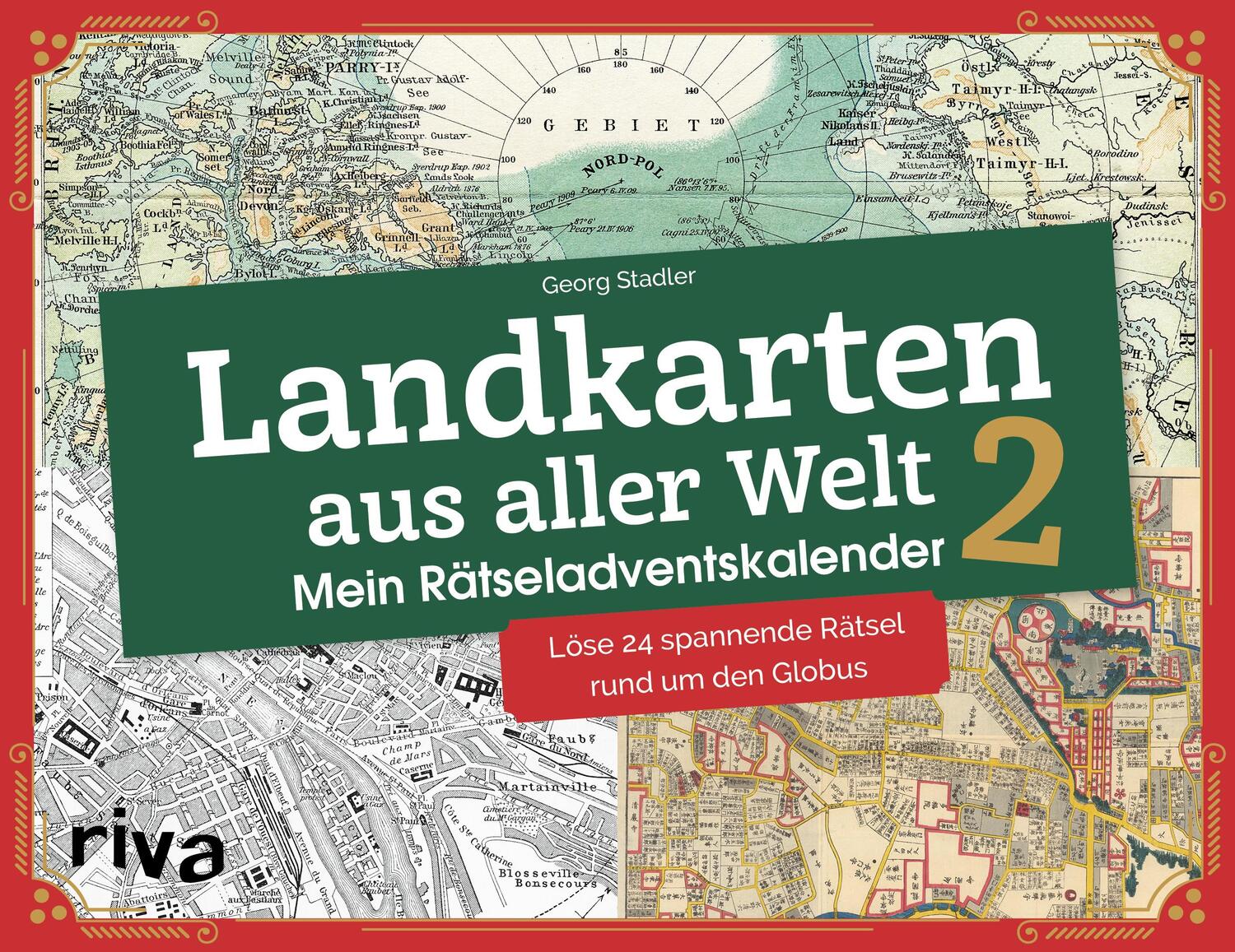 Cover: 9783742321091 | Landkarten aus aller Welt 2 - Mein Rätseladventskalender | Stadler
