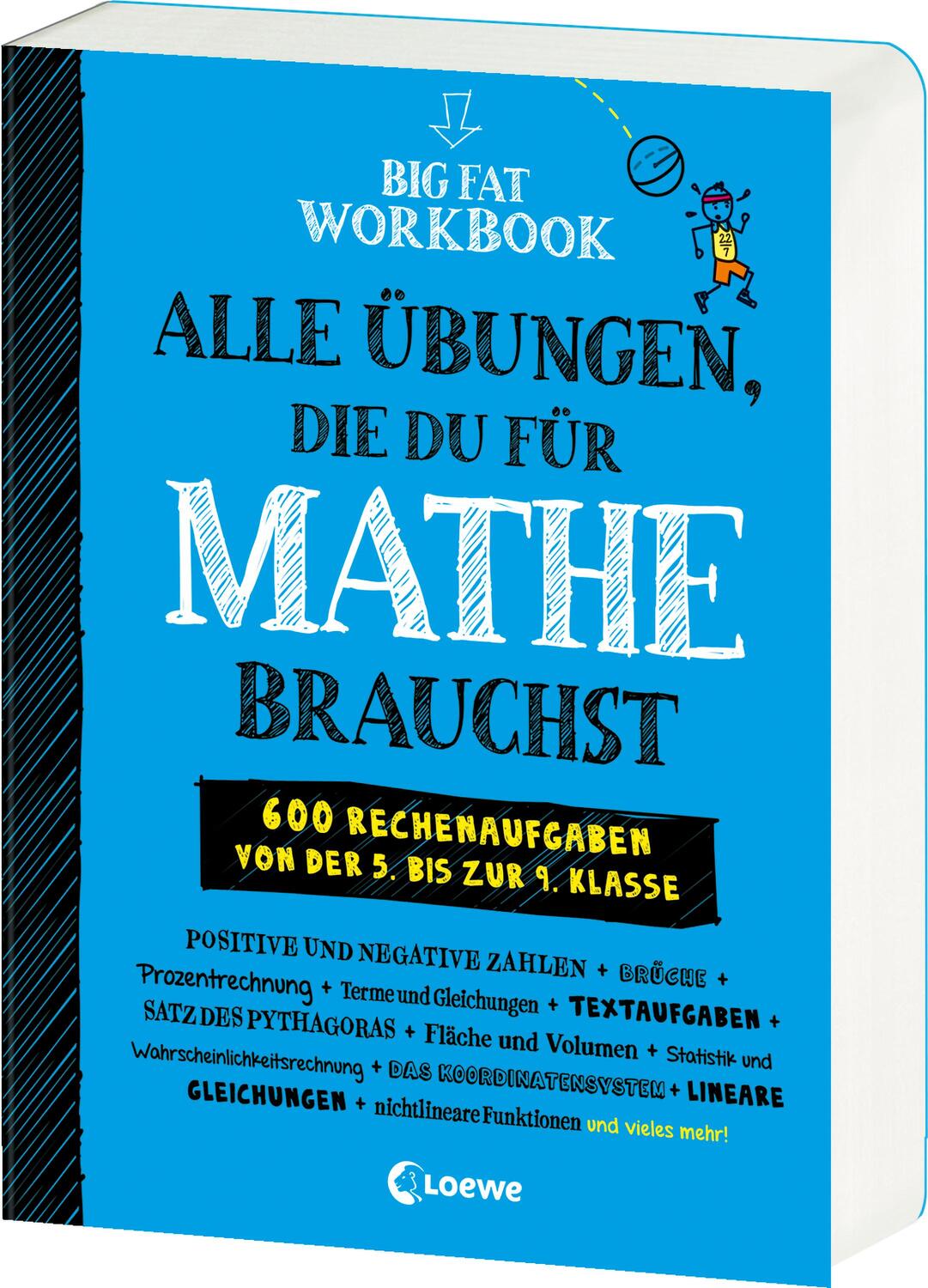 Cover: 9783743215535 | Big Fat Workbook - Alle Übungen, die du für Mathe brauchst | Rätseln