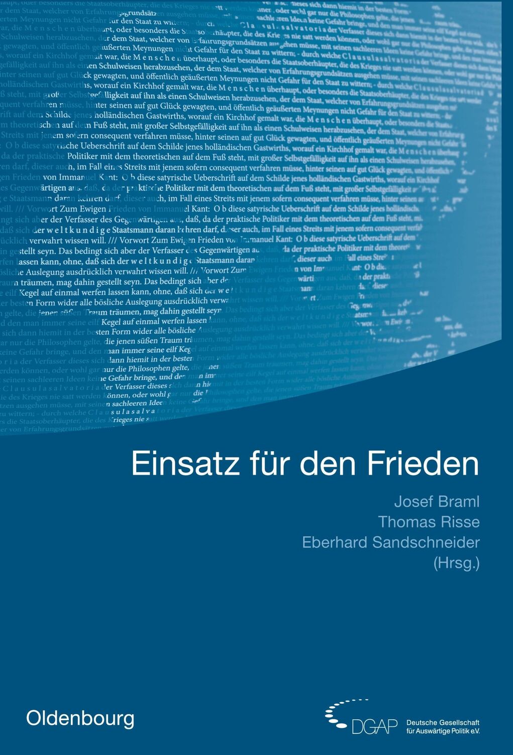 Cover: 9783486597851 | Einsatz für den Frieden | Josef Braml (u. a.) | Buch | VIII | Deutsch