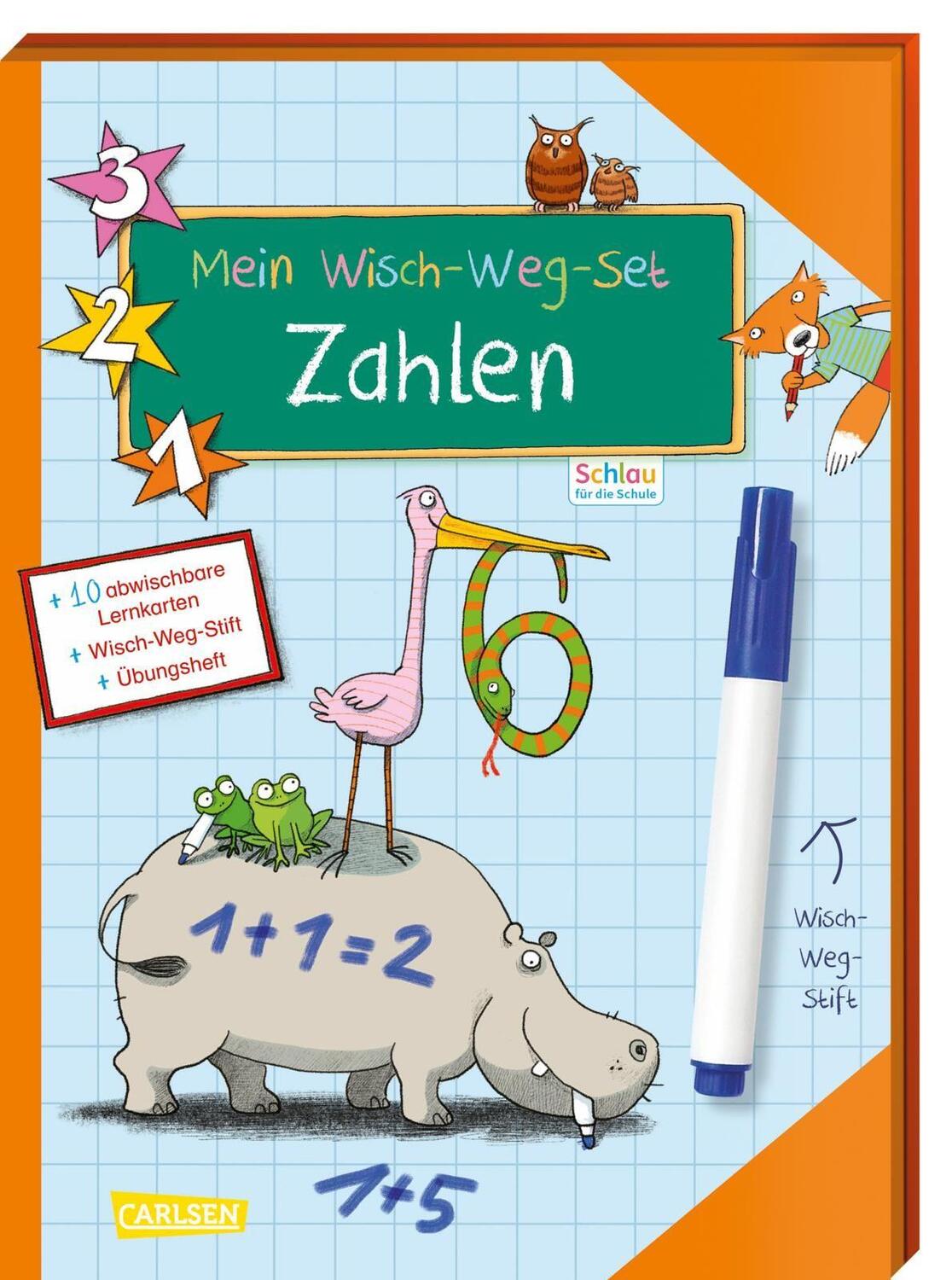 Cover: 9783551189936 | Schlau für die Schule: Mein Wisch-Weg-Set: Zahlen | Christine Mildner