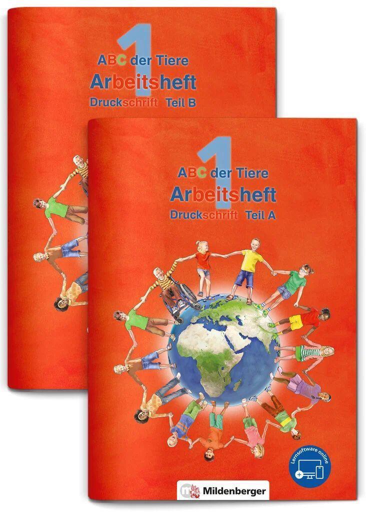 Cover: 9783619145911 | ABC der Tiere 1 - Arbeitsheft Druckschrift, Teil A und B....