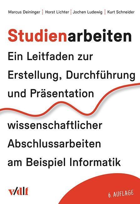 Cover: 9783728138118 | Studienarbeiten | Marcus/Ludewig, Joch Deininger (u. a.) | Taschenbuch