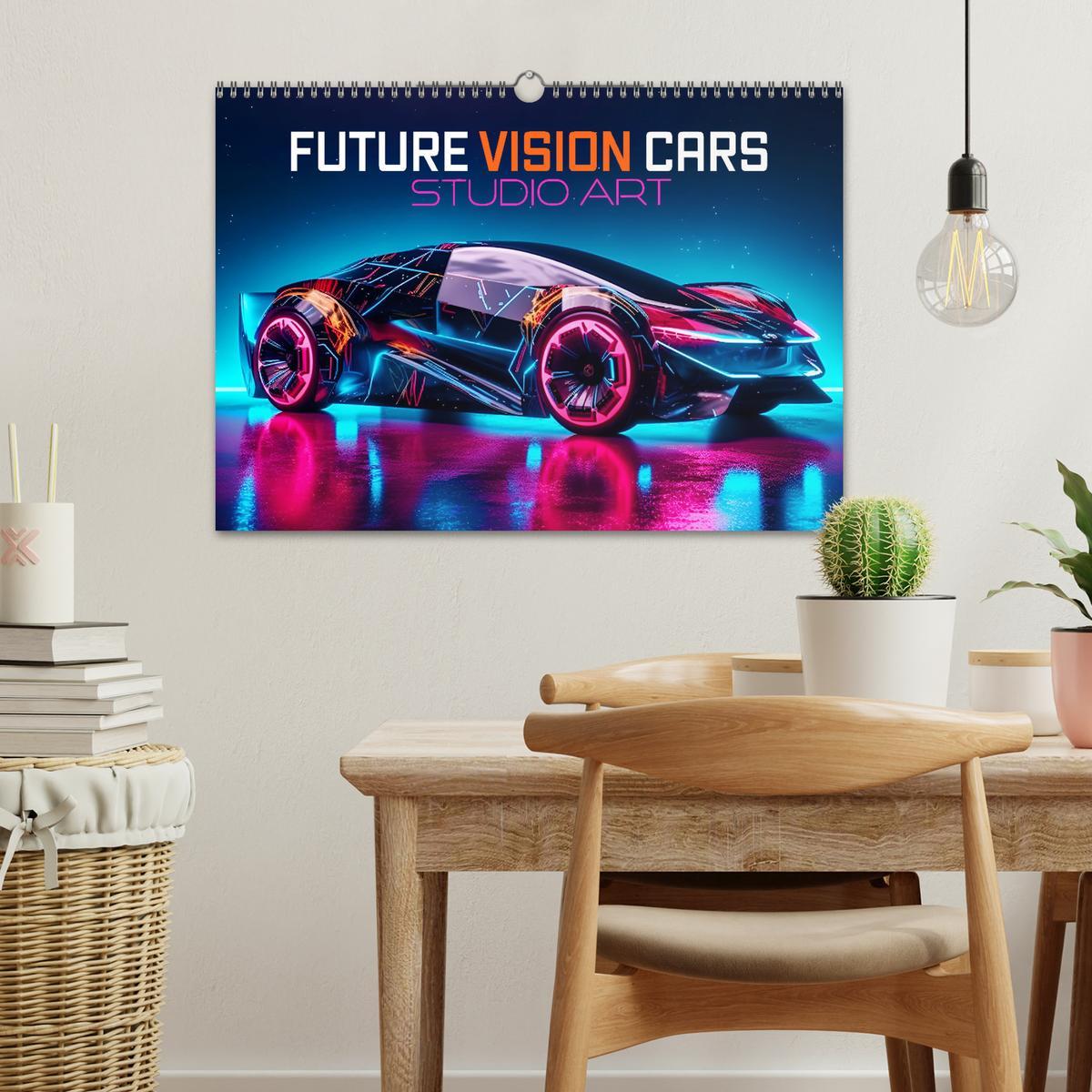 Bild: 9783383908538 | Future Vision Cars-Studio Art (Wandkalender 2025 DIN A3 quer),...