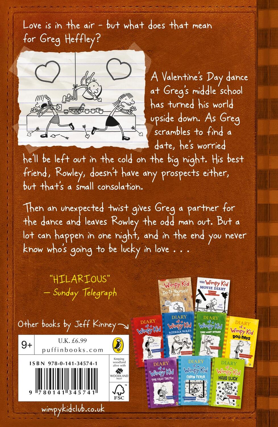 Rückseite: 9780141345741 | Diary of a Wimpy Kid 07. The Third Wheel | Jeff Kinney | Taschenbuch
