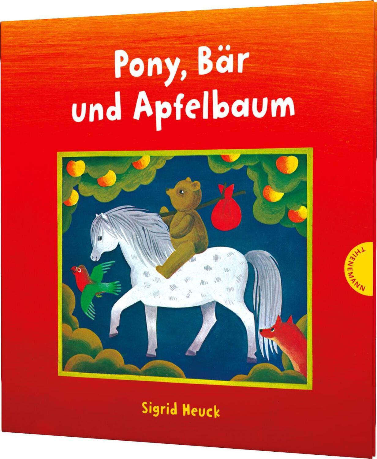Cover: 9783522459204 | Pony, Bär und Apfelbaum | Mit Bildern lesen lernen | Sigrid Heuck