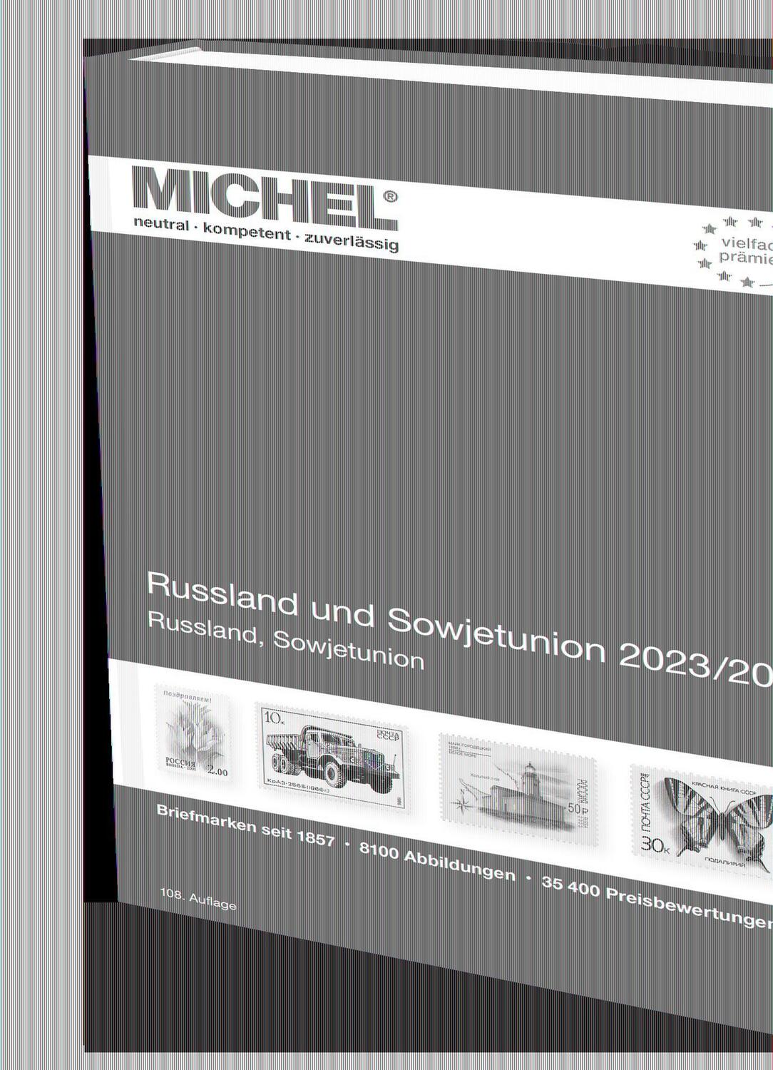 Cover: 9783954024667 | Russland und Sowjetunion 2023/2024 | Europa Teil 16 | MICHEL-Redaktion
