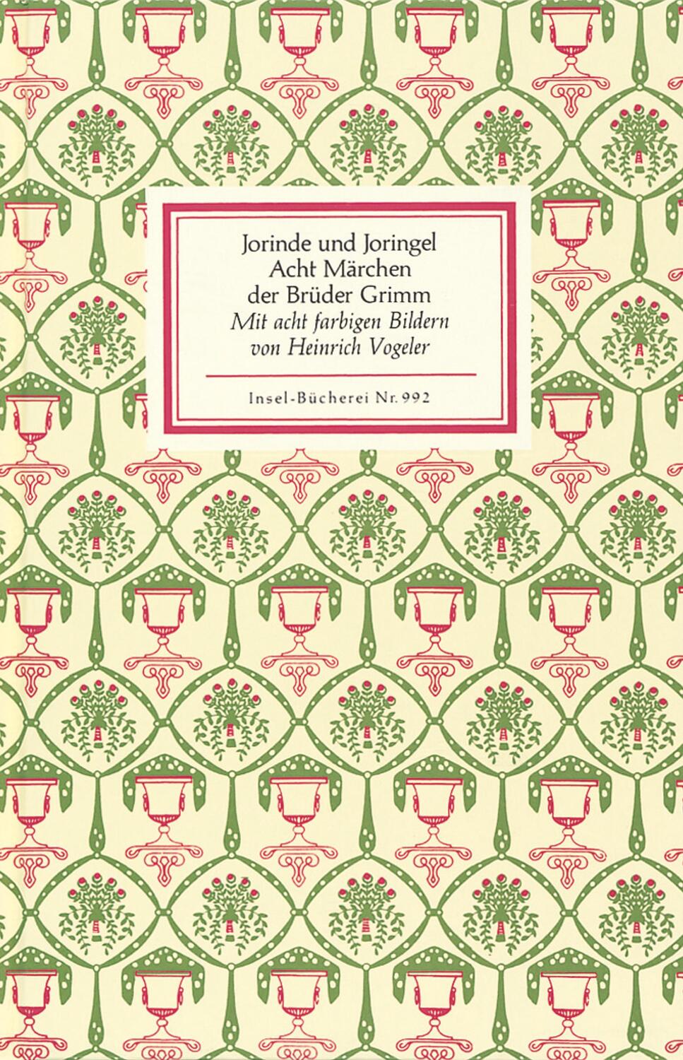 Cover: 9783458089926 | Jorinde und Joringel | Acht Märchen der Brüder Grimm | Grimm (u. a.)