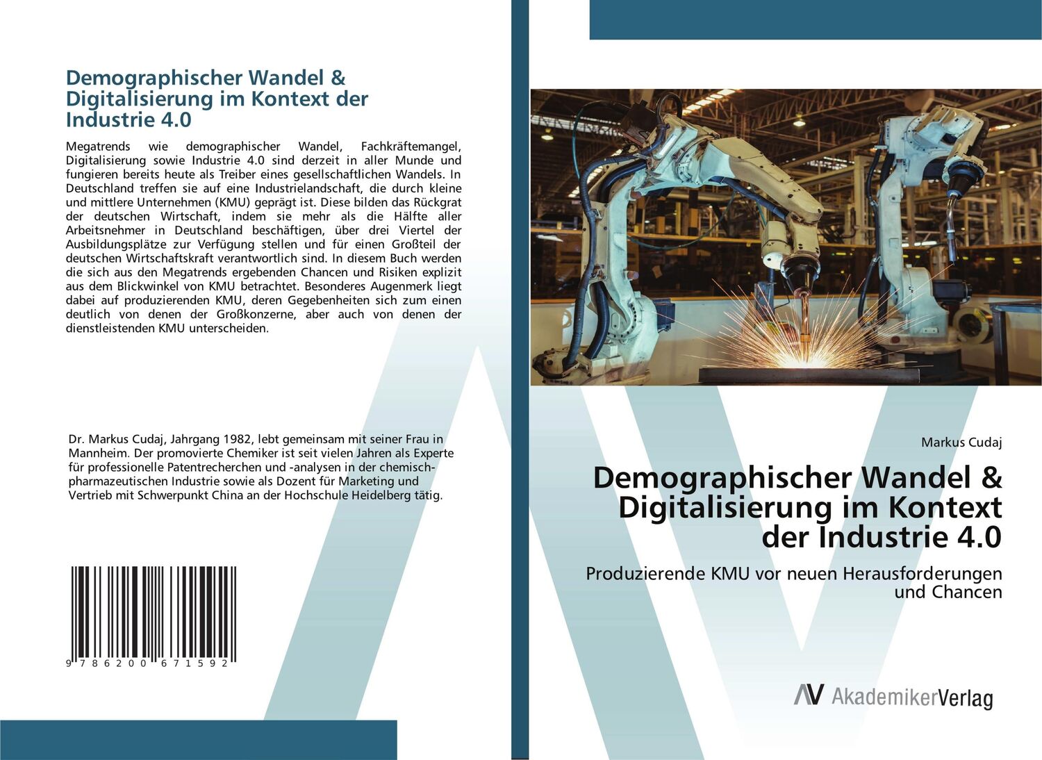 Cover: 9786200671592 | Demographischer Wandel &amp; Digitalisierung im Kontext der Industrie 4.0