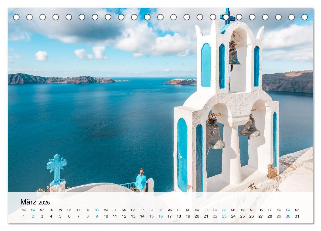 Bild: 9783435107803 | Santorini - Die malerische Kykladeninsel (Tischkalender 2025 DIN A5...