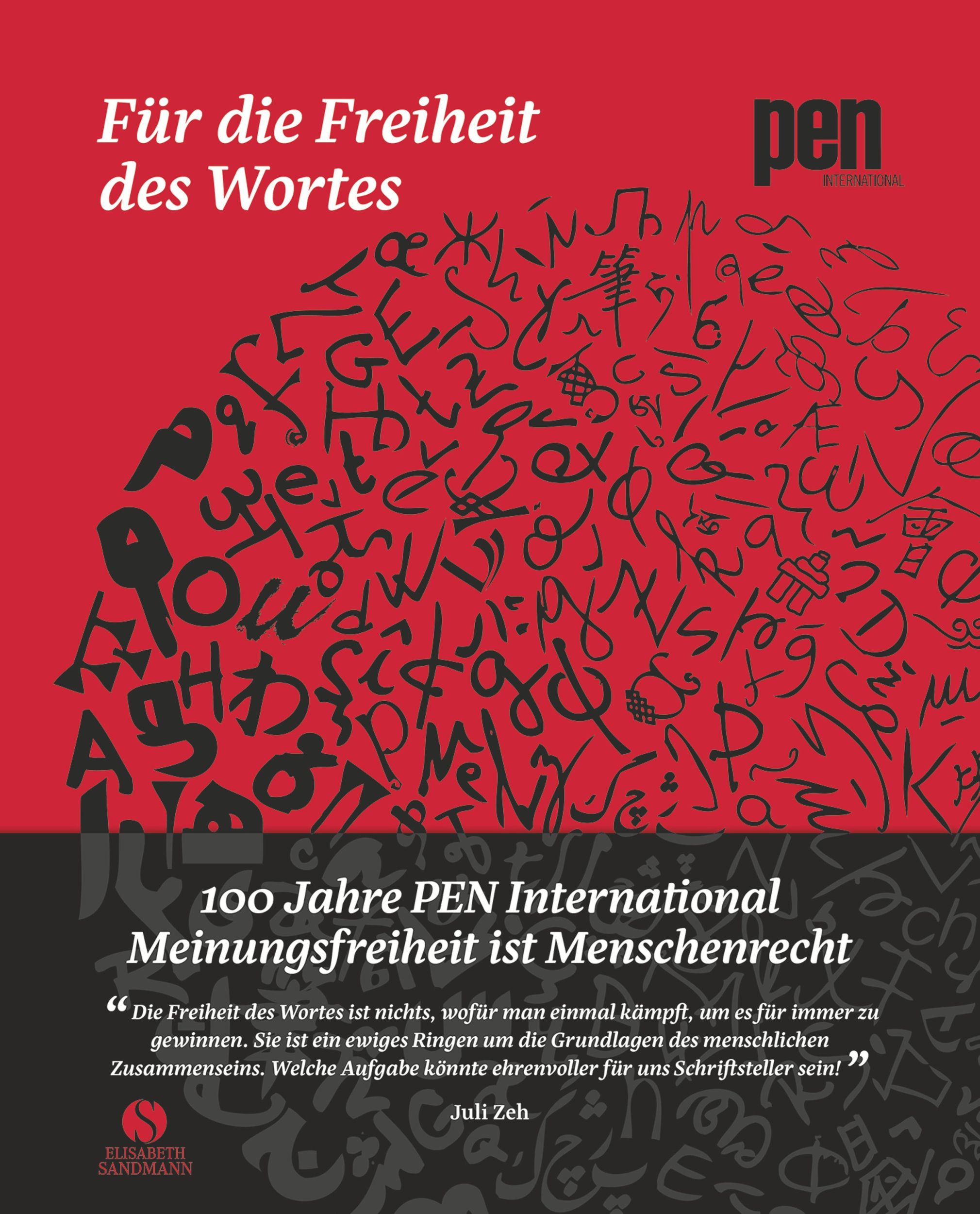 Cover: 9783945543917 | Für die Freiheit des Wortes - 100 Jahre PEN International | Buch