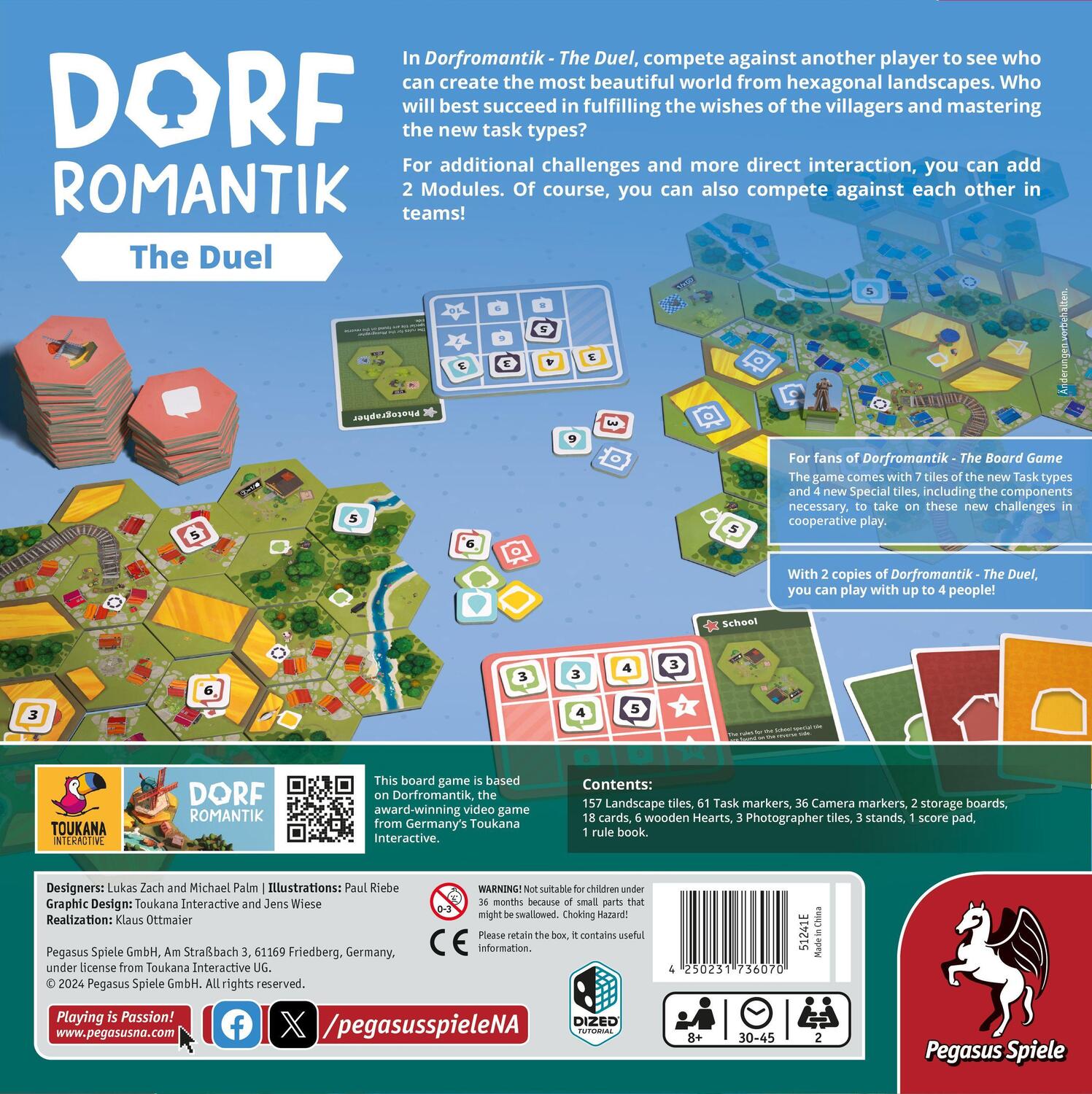 Bild: 4250231736070 | Dorfromantik - Das Duell (English Edition) | Spiel | 51241E | Englisch