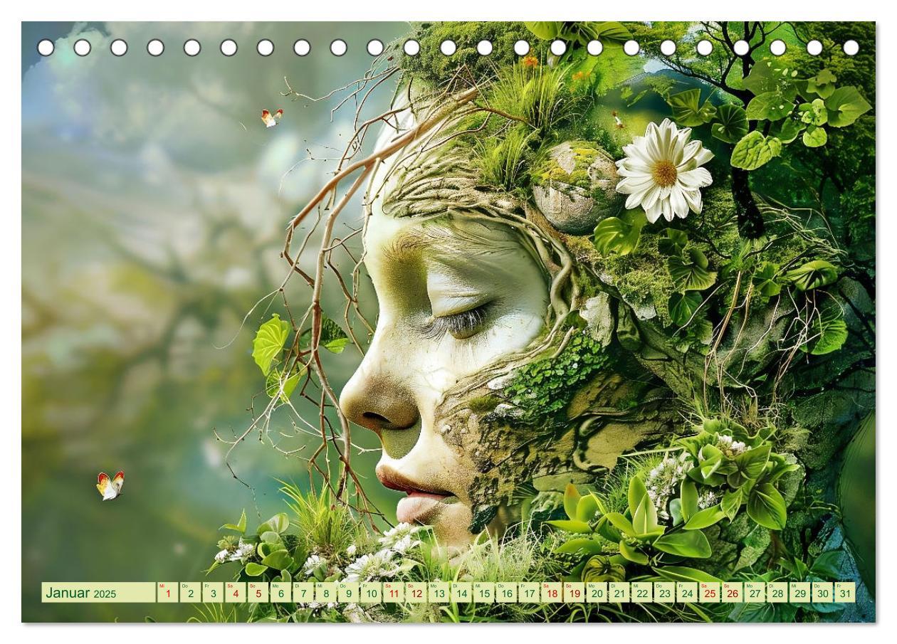 Bild: 9783457148525 | Die vielen Gesichter von Mutter Natur (Tischkalender 2025 DIN A5...