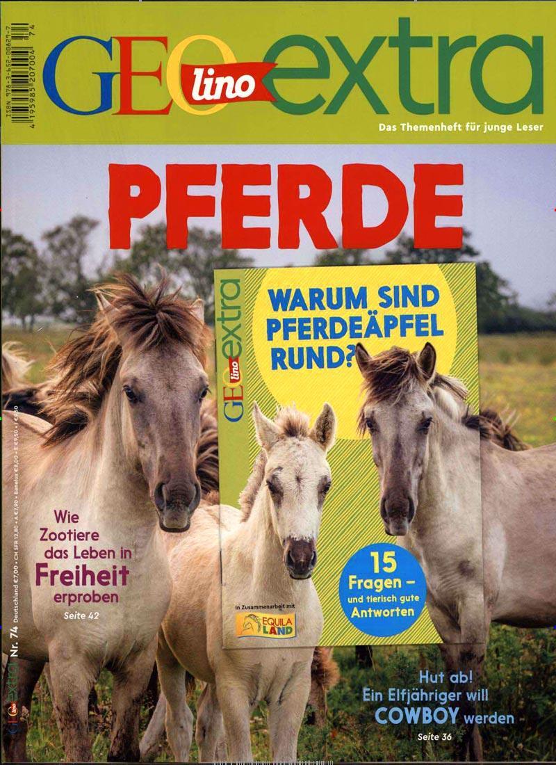 Cover: 9783652008297 | GEOlino extra 74/2019 - Pferde | Martin Verg | Broschüre | 100 S.