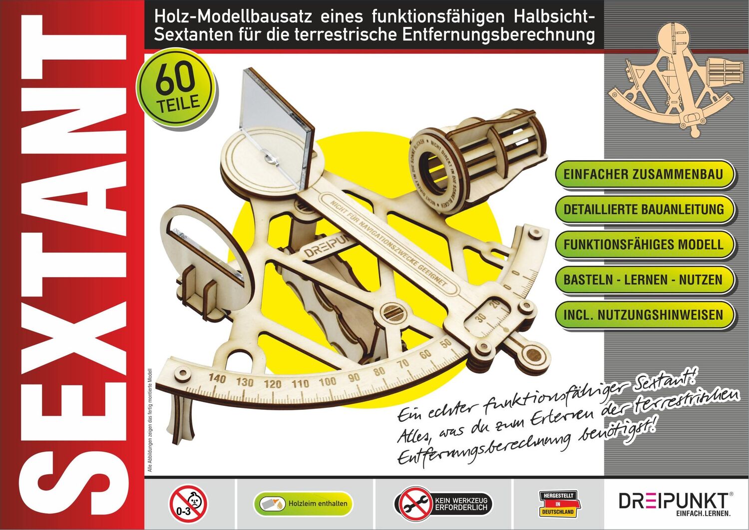 Cover: 4251241150153 | Bausatz Sextant | Schulze Media GmbH | Stück | Deutsch | 2019