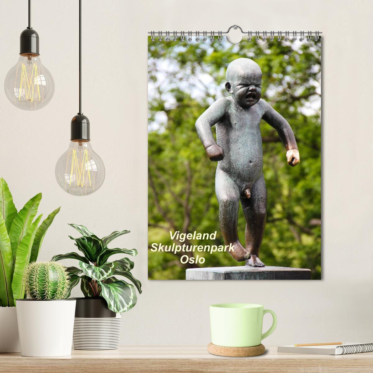 Bild: 9783457089101 | Vigeland (Wandkalender 2025 DIN A4 hoch), CALVENDO Monatskalender