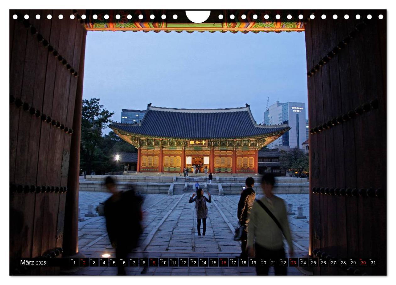 Bild: 9783435741823 | Seoul (Wandkalender 2025 DIN A4 quer), CALVENDO Monatskalender | 2025