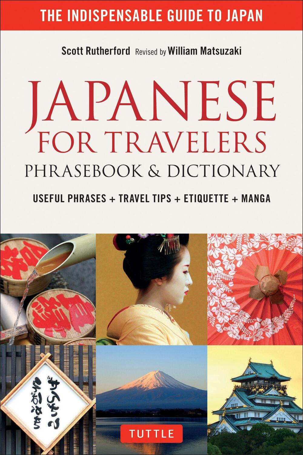 Cover: 9784805313480 | Japanese for Travelers Phrasebook &amp; Dictionary | Scott Rutherford