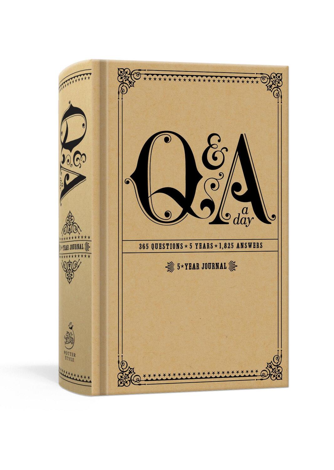 Cover: 9780307719775 | Q&amp;A a Day | 5-Year Journal | Potter Gift | Buch | o. Pag. | Englisch