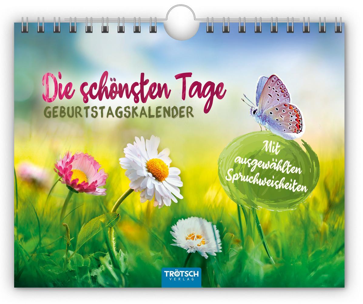 Cover: 9783965528147 | Trötsch Geburtstagskalender Die schönsten Tage Geburtstagskalender...