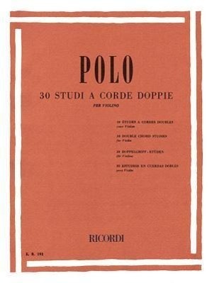 Cover: 9781480304802 | 30 Studi a corde doppie | Per Violino, 1e alla 3e posizione | Polo