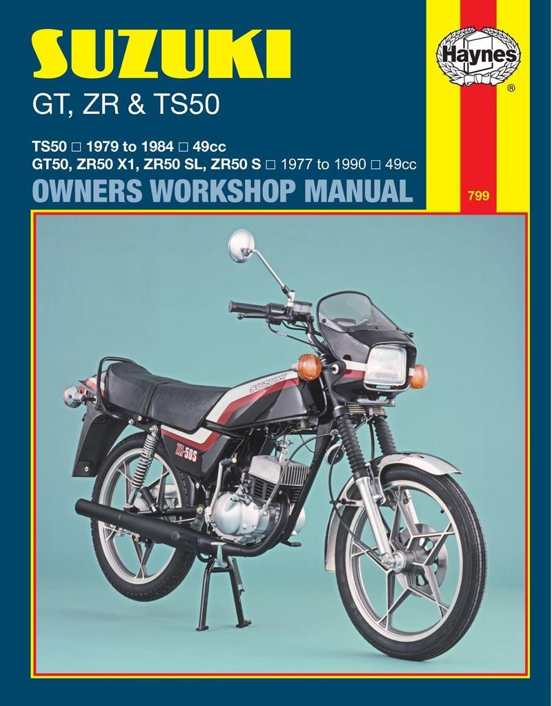 Cover: 9781850105725 | Suzuki GT, ZR & TS50 (77 - 90) Haynes Repair Manual | Haynes