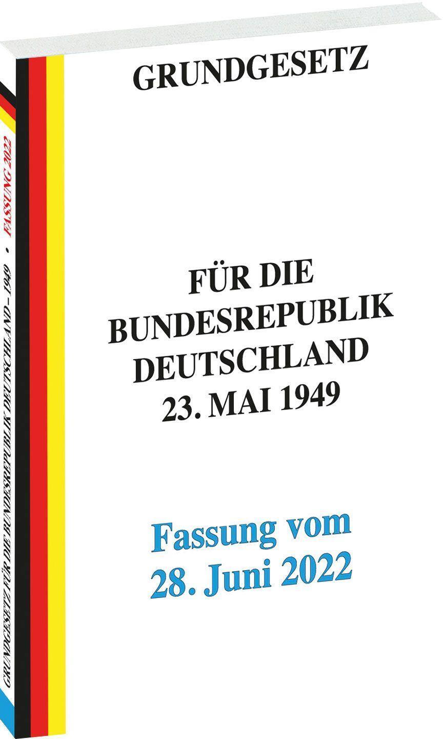 Cover: 9783959666633 | GRUNDGESETZ für die Bundesrepublik Deutschland vom 23. Mai 1949 -...