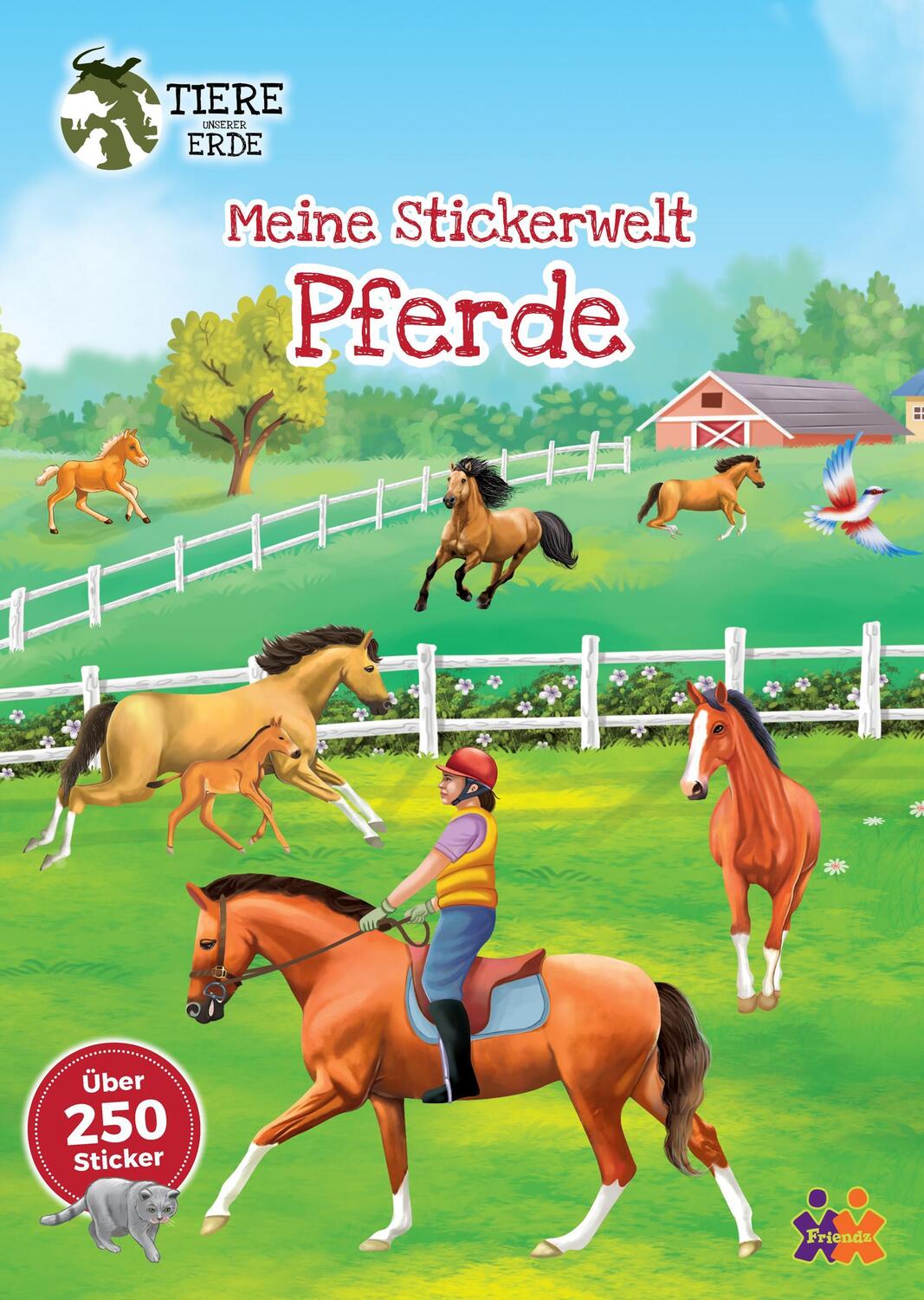 Cover: 9783863188832 | Tiere unserer Erde. Meine Stickerwelt. Pferde | Taschenbuch | 24 S.