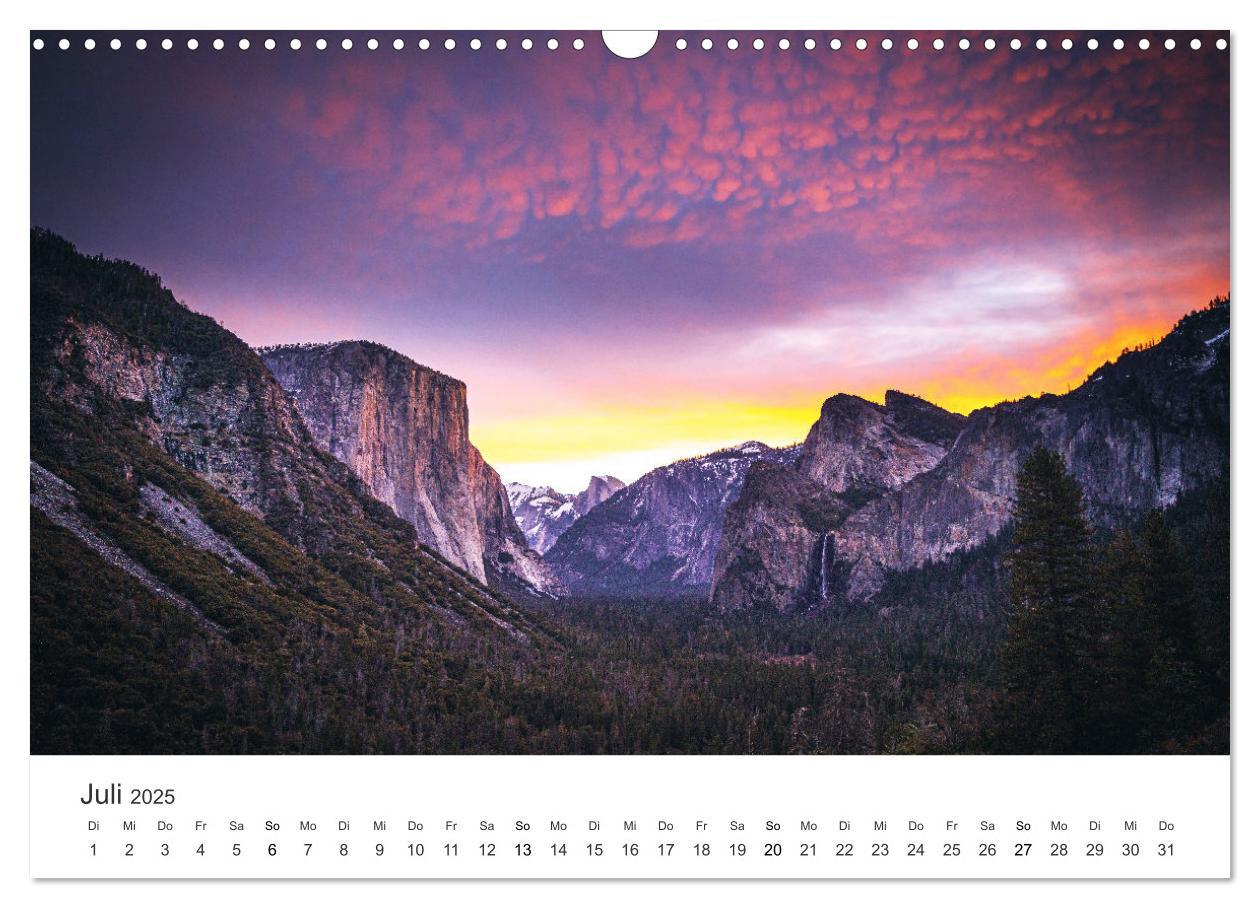 Bild: 9783435054015 | Yosemite - Einzigartige Naturspektakel (Wandkalender 2025 DIN A3...