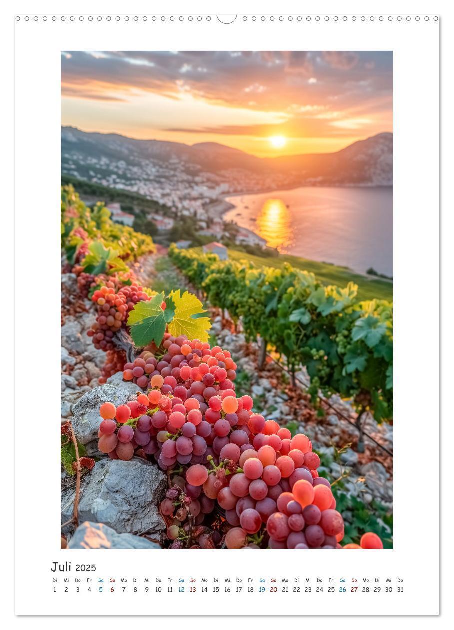 Bild: 9783457136164 | Ode an den Wein (hochwertiger Premium Wandkalender 2025 DIN A2...