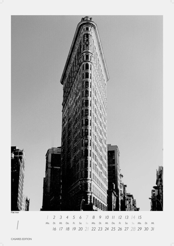Bild: 9789918620449 | New York schwarz-weiss 2024 L 59x42cm | H.W. Schawe | Kalender | 14 S.
