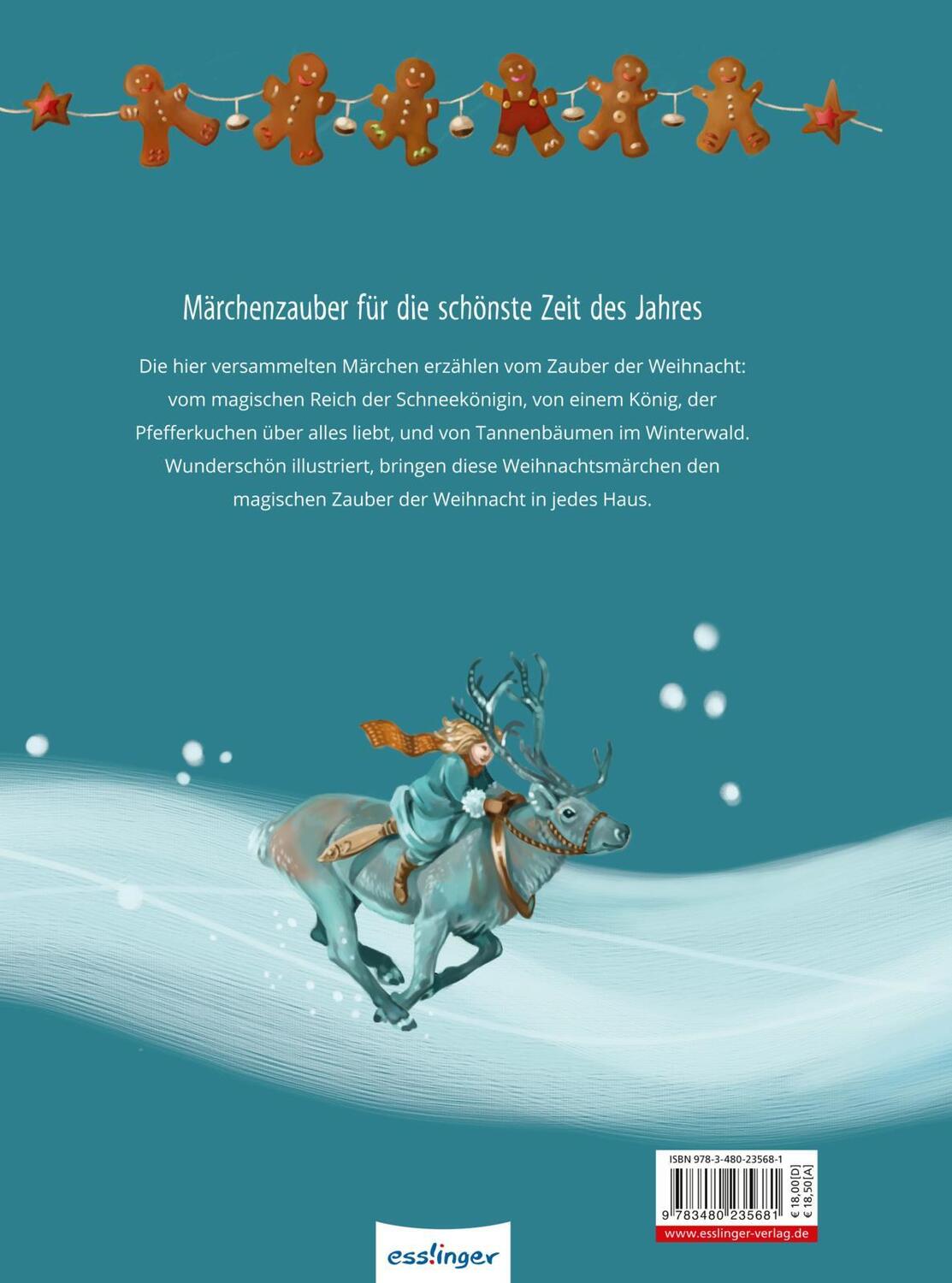 Rückseite: 9783480235681 | Die schönsten Weihnachtsmärchen | Buch | 104 S. | Deutsch | 2019