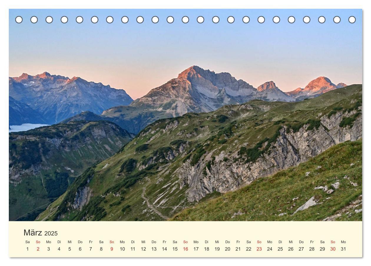 Bild: 9783435191116 | Wanderglück im Allgäu (Tischkalender 2025 DIN A5 quer), CALVENDO...