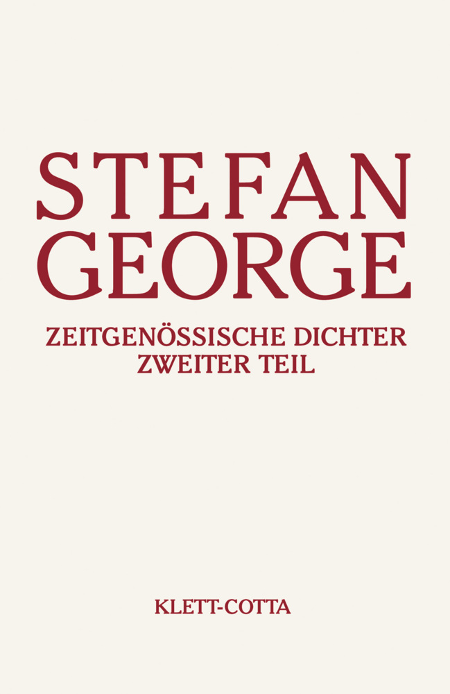 Cover: 9783608951202 | Sämtliche Werke in 18 Bänden, Band 16. Zeitgenössische Dichter....