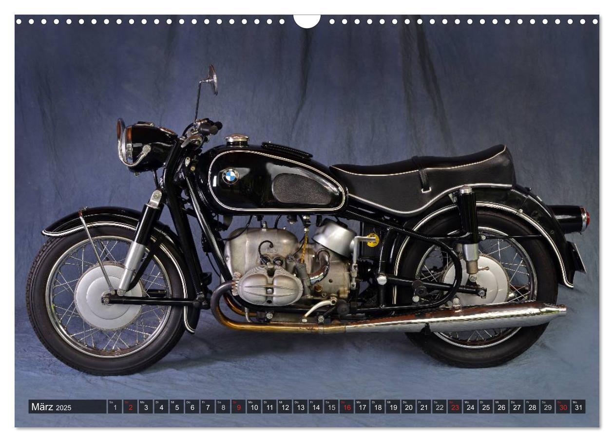 Bild: 9783435685639 | Deutsche Motorrad Oldtimer (Wandkalender 2025 DIN A3 quer),...