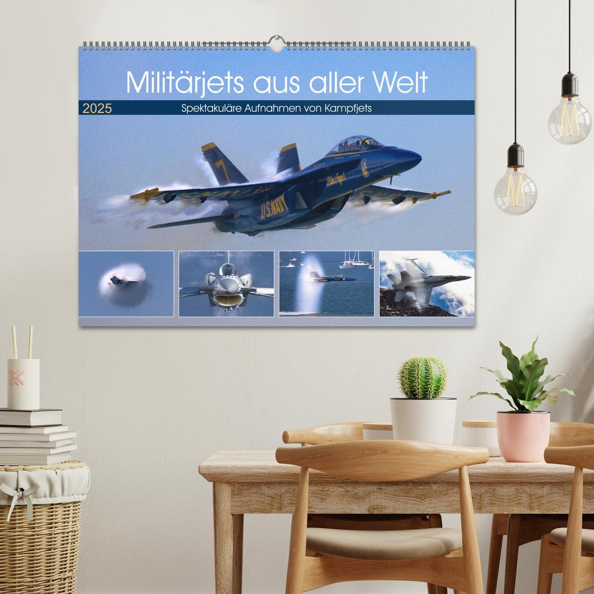 Bild: 9783435176342 | Militärjets aus aller Welt (Wandkalender 2025 DIN A2 quer),...