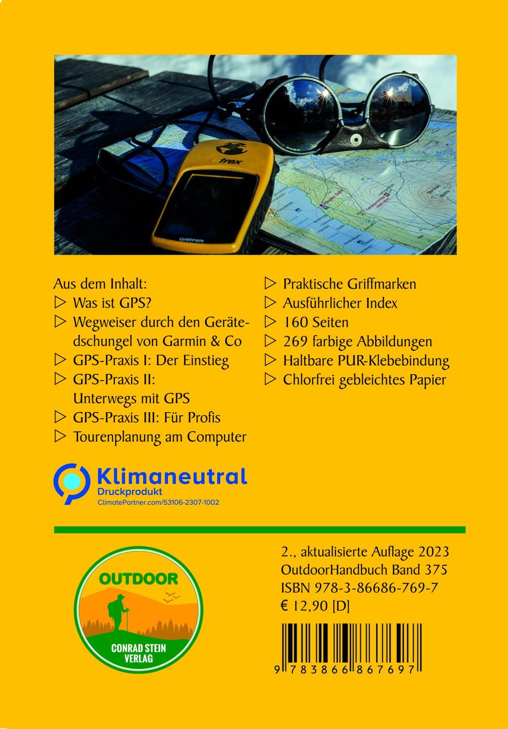 Rückseite: 9783866867697 | GPS | Grundlagen · Tourenplanung · Navigation | Michael Hennemann